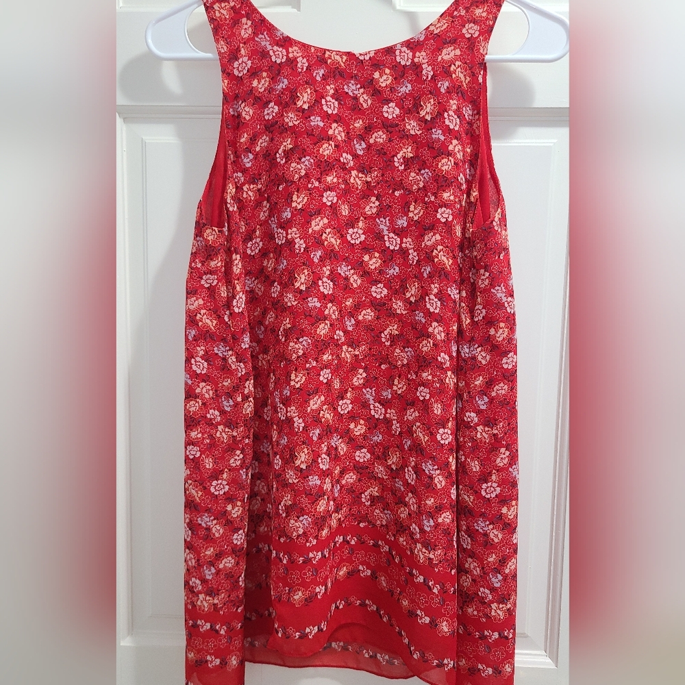 Max Studio Vibrant Red Top